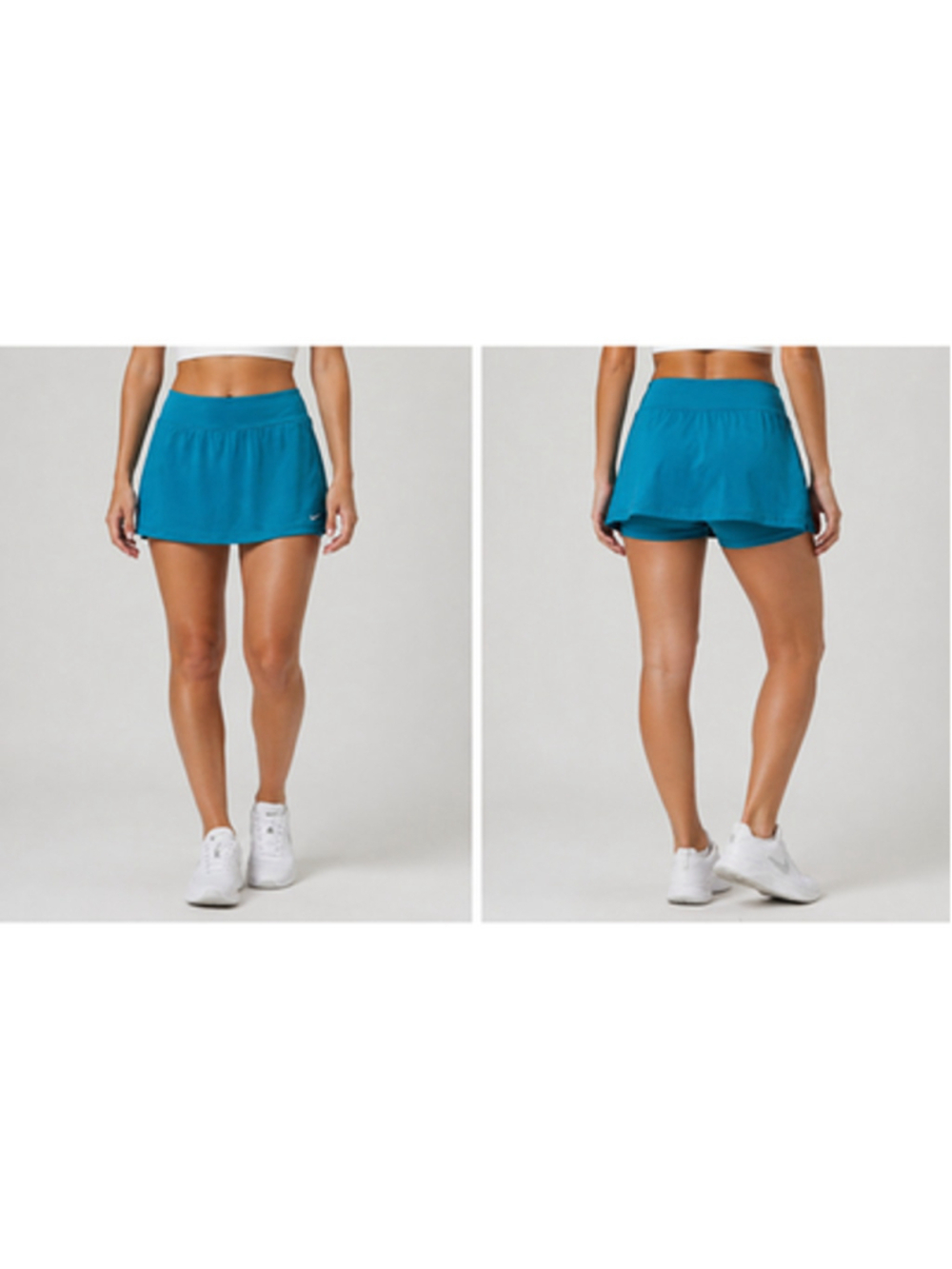 Nike fit dry sz M EUC teal active performance skort stretch pickleball tennis